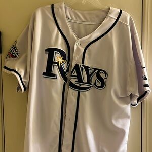 Tampa Bay Rays Majestic Carlos Pena jersey